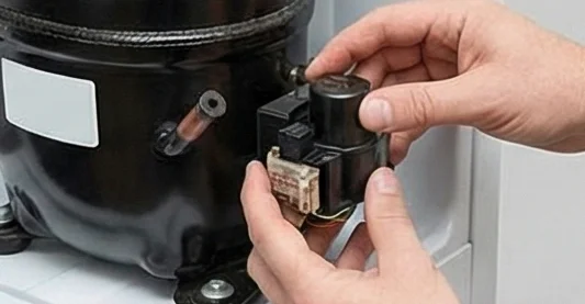 Lodówka Indesit LI8 S1E W - zrealizowana naprawa